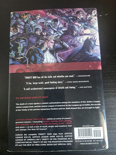 Justice League Trinity War HC Hardcover DC Comics Graphic Novel - photo 2