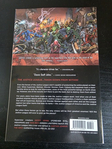 Justice League Volume 4 The Grid TPB DC Comics New 52 - photo 2