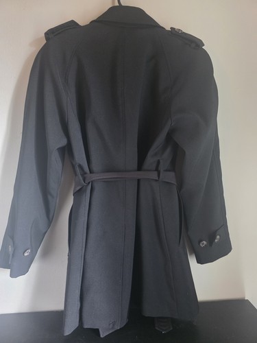 Bromley Sport Women's Black Double Breasted Trench Coat Small - photo 2