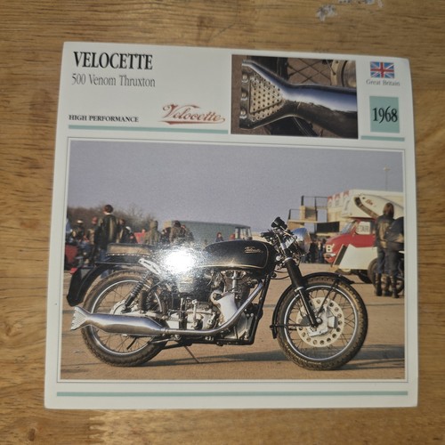 1968 Velocette 500 Venom Thruxton Collector Card