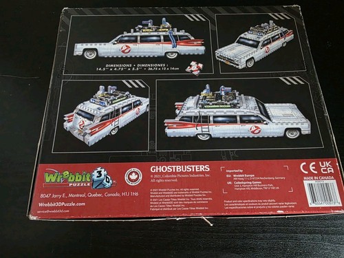 Wrebbit 3d Puzzle Ghostbusters Ecto-1 New - photo 2