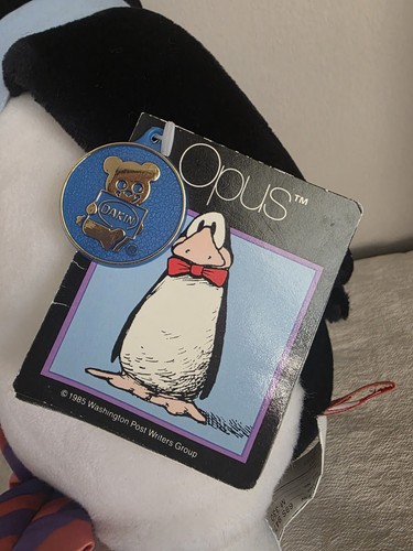 Opus Yuppy Bloom County 12" Plush Dakin with Tags Vintage 1985 - photo 3