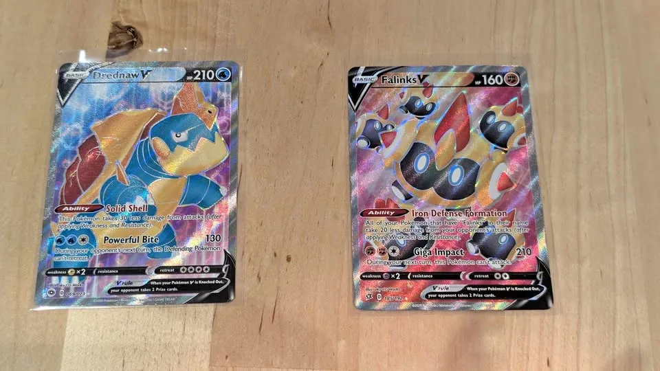 Full Art Pokemon V - Falinks and Drednaw thumbnail