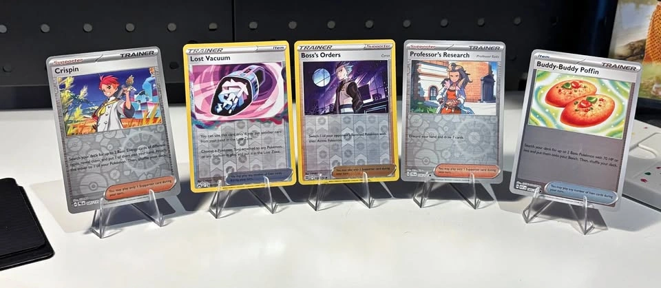 Pokemon TCG RH Trainer Bundle Boss's Orders Poffin Crispin