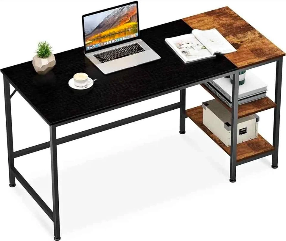 JOISCOPE 55 Inch Computer Office Writing Desk with Shelves