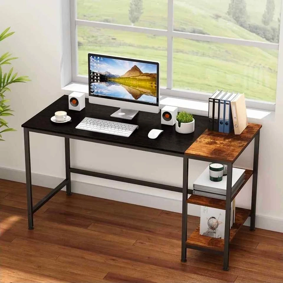 JOISCOPE 55 Inch Computer Office Writing Desk with Shelves - photo 2