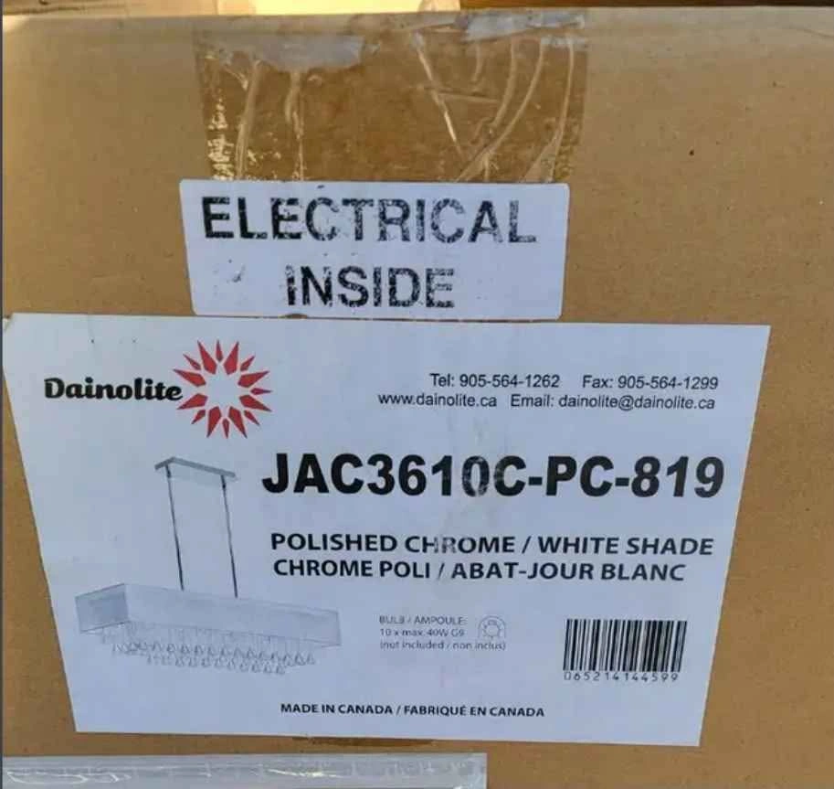Dainolite Jacqueline 10-Light Crystal Chandelier - Chrome - photo 3