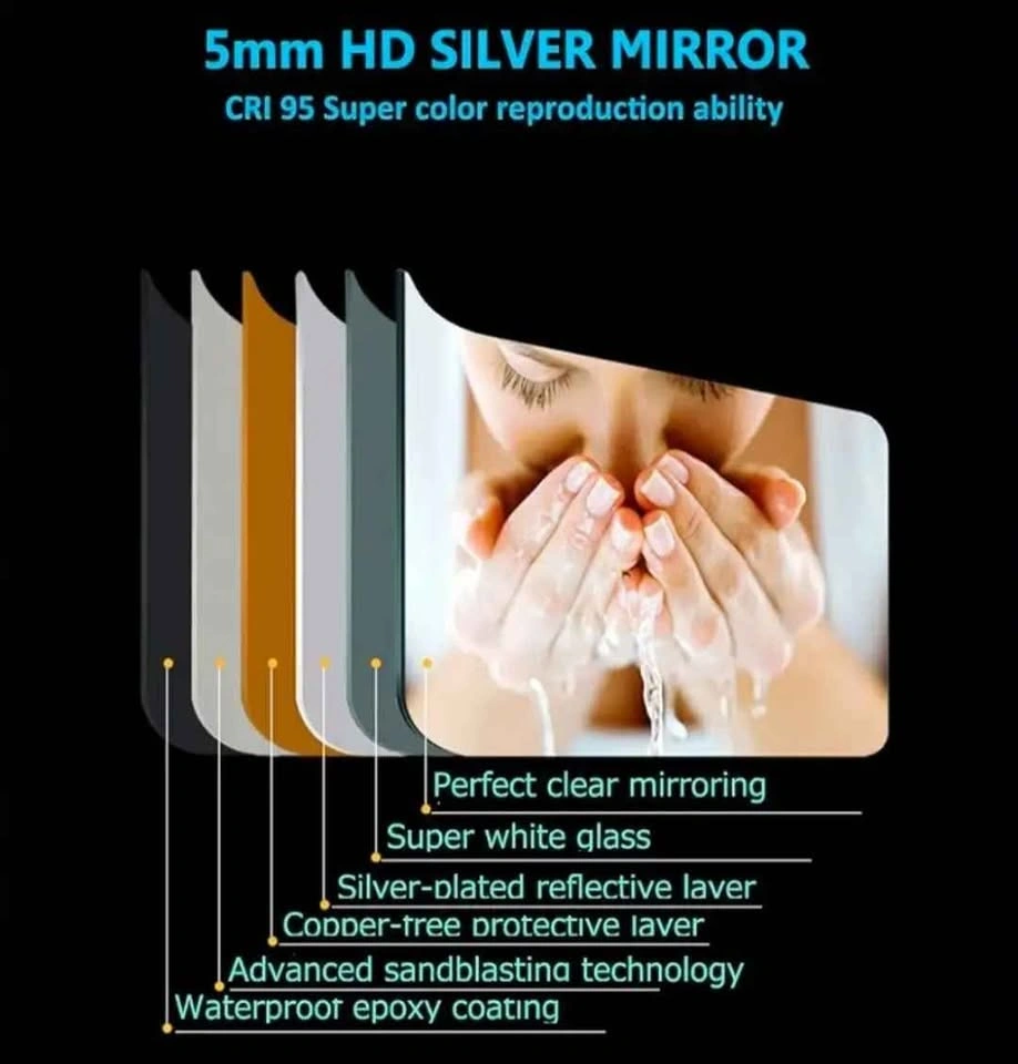 DECORAPORT 80X40 Inch Vanity Mirror with LED Light Anti-Fog - photo 3