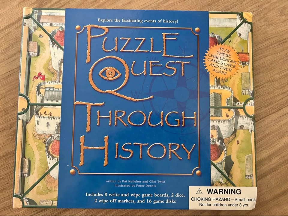 Hardcover game book, through the ages