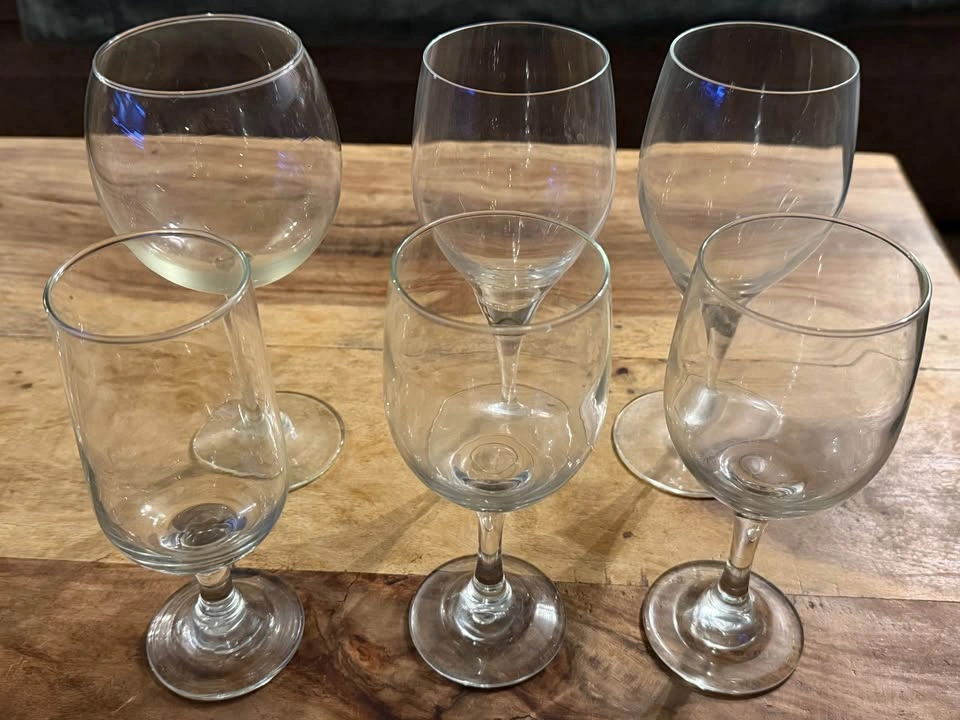 Set of 5 Swirl Wine Glasses and 6 Cordial Glasses - photo 5