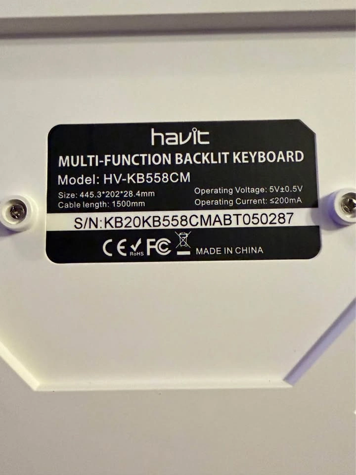 Havit HV-KB558CM Gaming Keyboard and Mouse Combo - photo 4