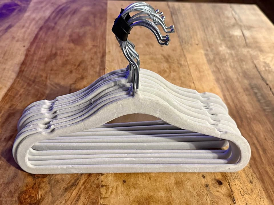 Velvet Clothes Hangers - Set of 10