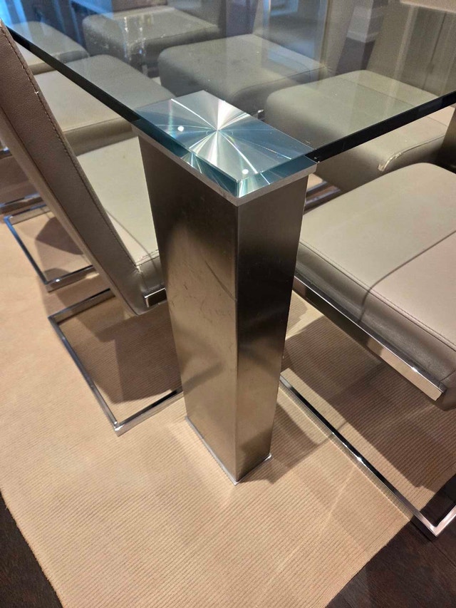 Glass Dining Table (seats 8, 36x83x30) - photo 5