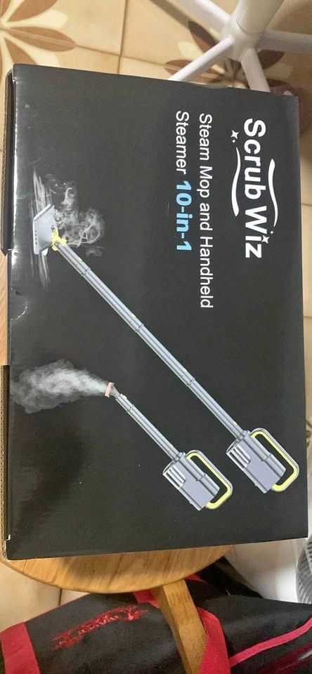 Scrub Wiz Steam Mop and Handheld Steamer 10-in-1