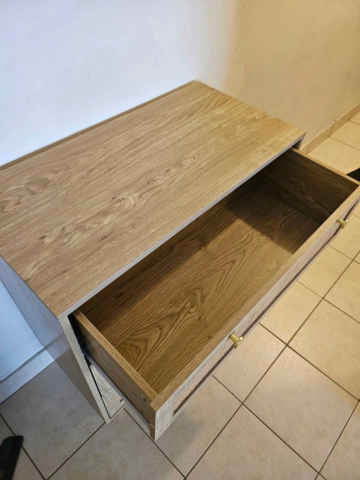 3-Drawer Rattan Dresser - photo 4