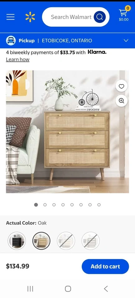 3-Drawer Rattan Dresser - photo 5