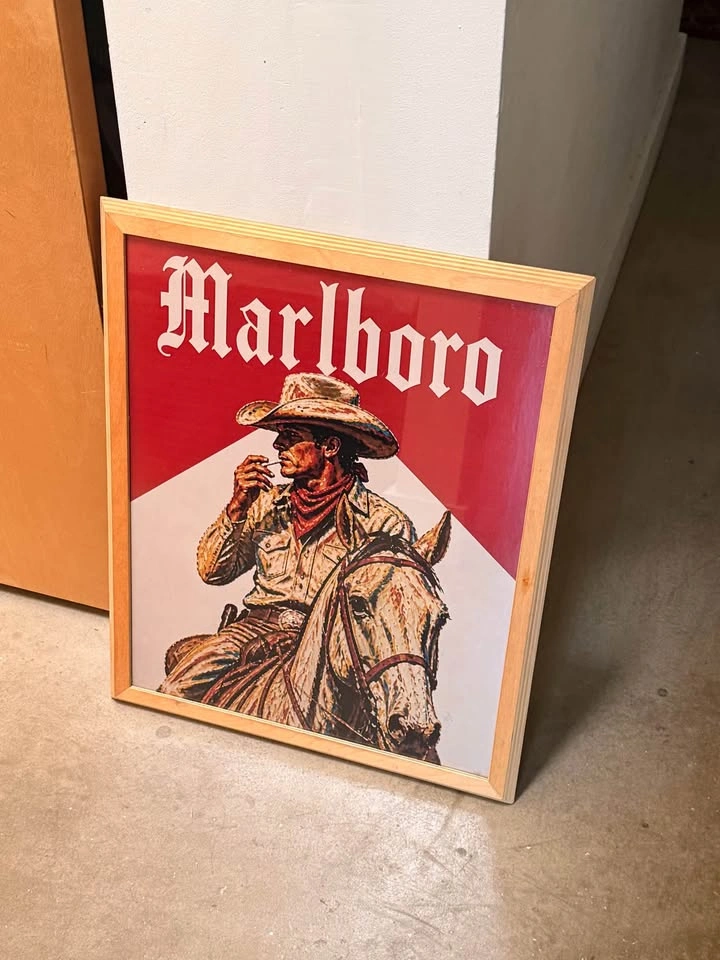 16x20 Framed Cowboy Wall Art | Vintage Western Americana - photo 2