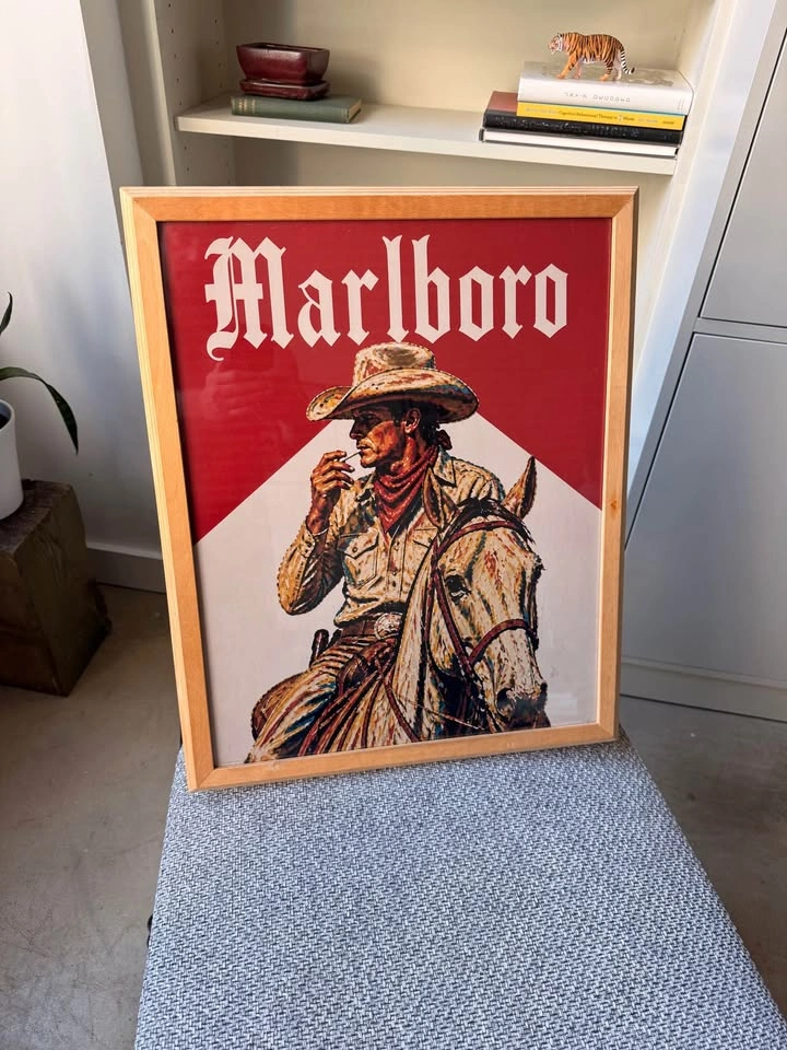 16x20 Framed Cowboy Wall Art | Vintage Western Americana - photo 3