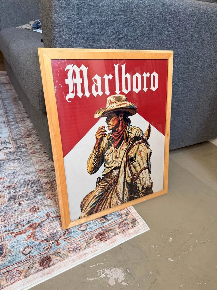 16x20 Framed Cowboy Wall Art | Vintage Western Americana - photo 4