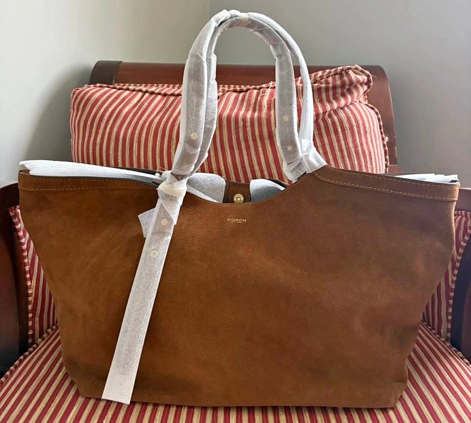 Coach Suede Gramercy Tote
