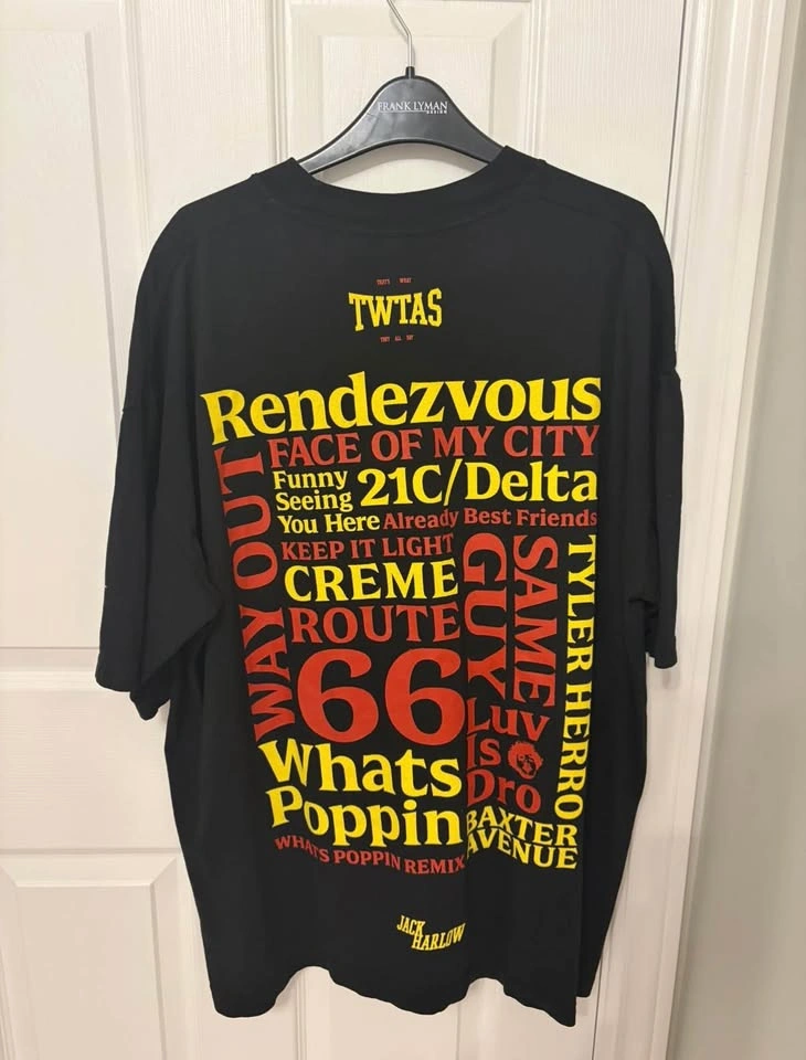 New *Authentic* Jack Harlow TWTAS Tour T-Shirt - Size XL - photo 2