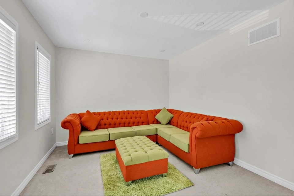 Custom 2-Tone Sofa - Like New Condition