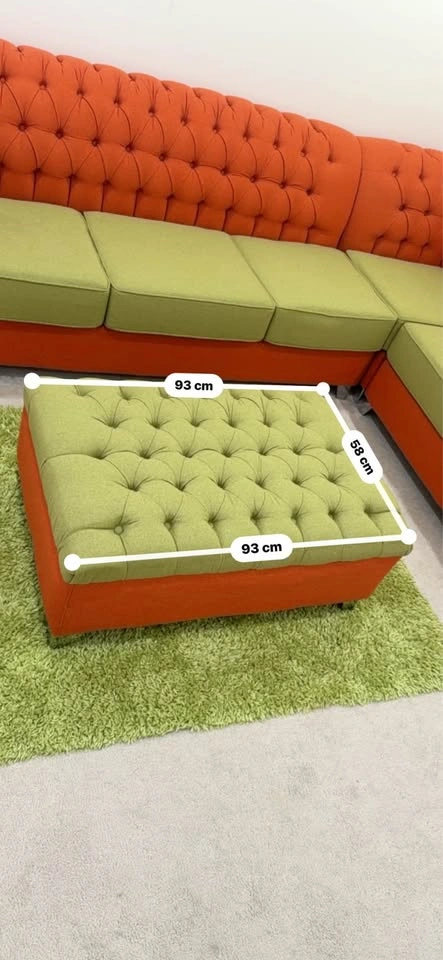 Custom 2-Tone Sofa - Like New Condition - photo 4