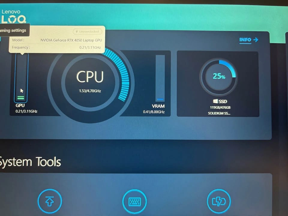 LENOVO LOQ 16IRH8 GAMING LAPTOP - photo 3
