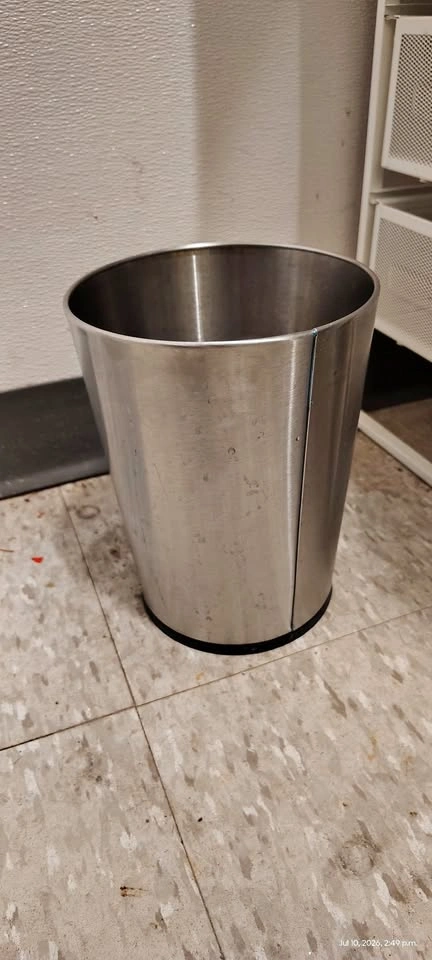 Stainless Steel Wastebasket