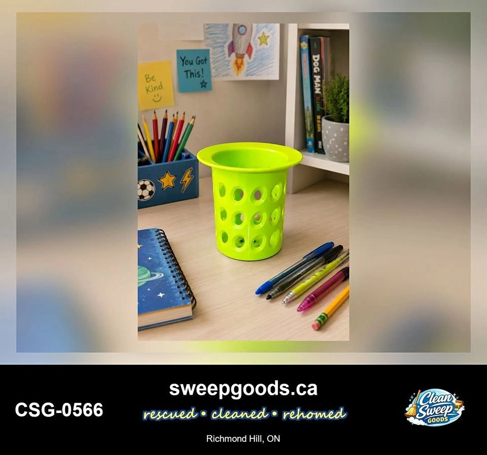 Plastic Pencil & Desk Organizer Cup