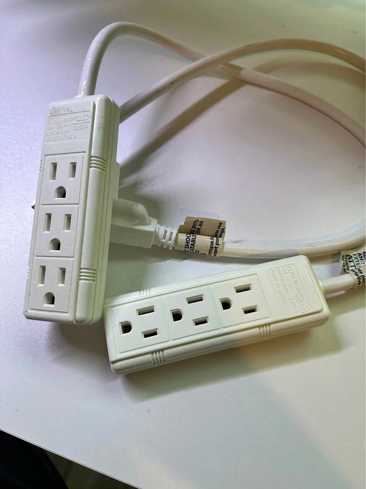 Set of 2 IKEA 3-Outlet Power Strips