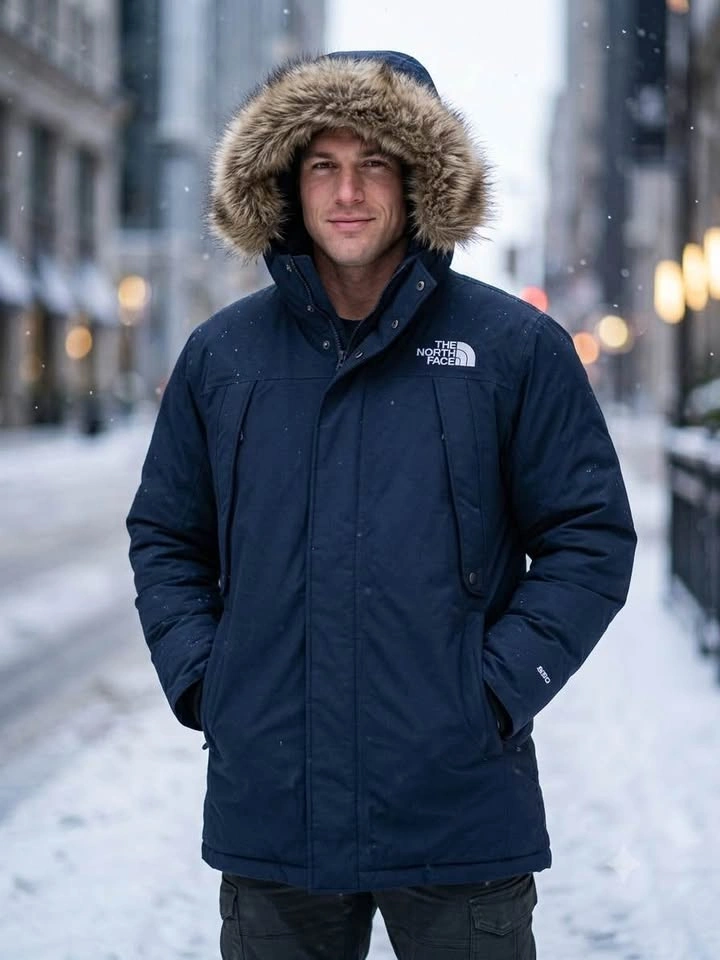 Men's The North Face 550 Down Parka Jacket - Size XL - photo 2