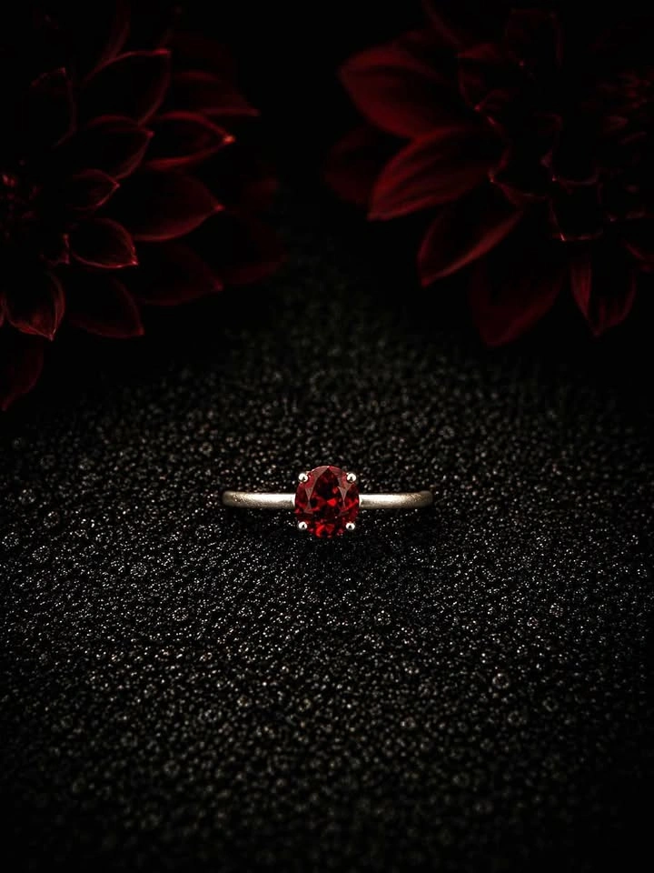 Red Garnet Ring