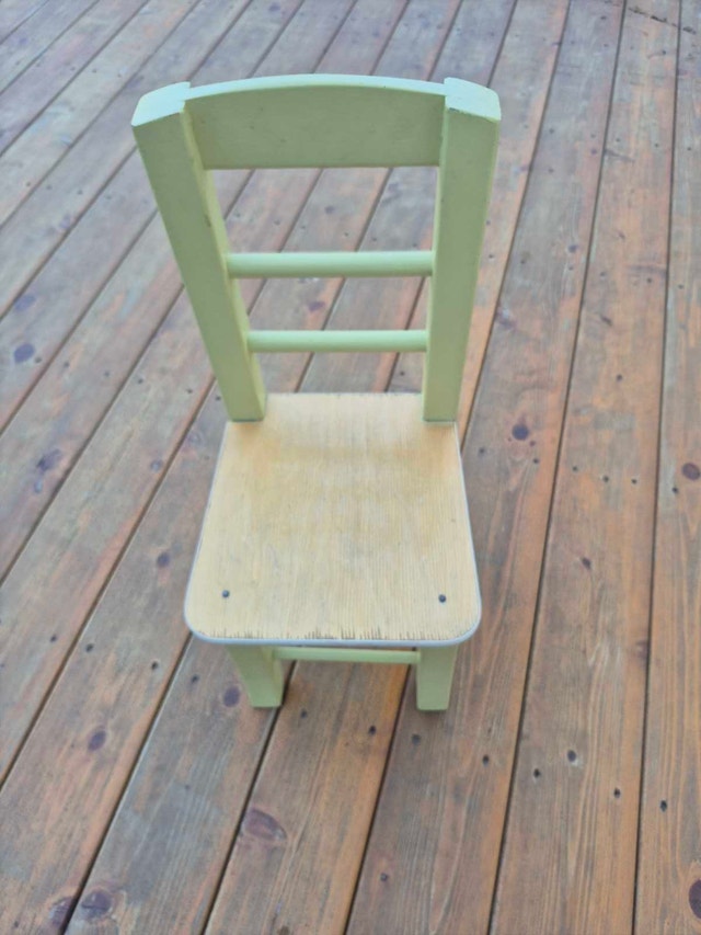 Children's wooden chair - photo 5