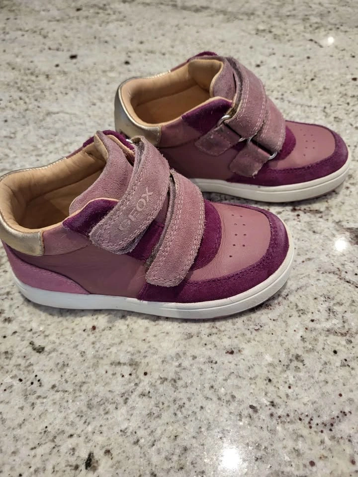 GEOX purple velcro kids sneakers size 25 - photo 2