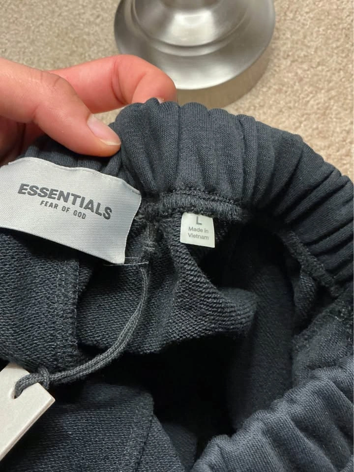 Fear of God Essentials Track Pants 'Black Reflective' - photo 4