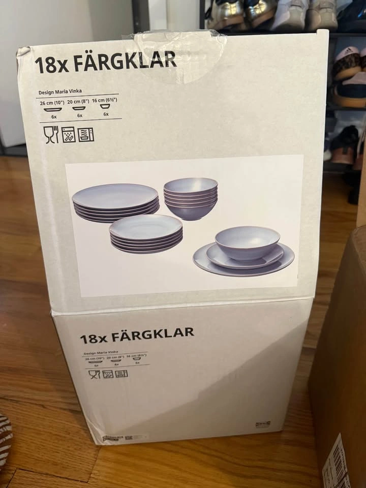 18 Piece IKEA Plates + Bonus Set - photo 2