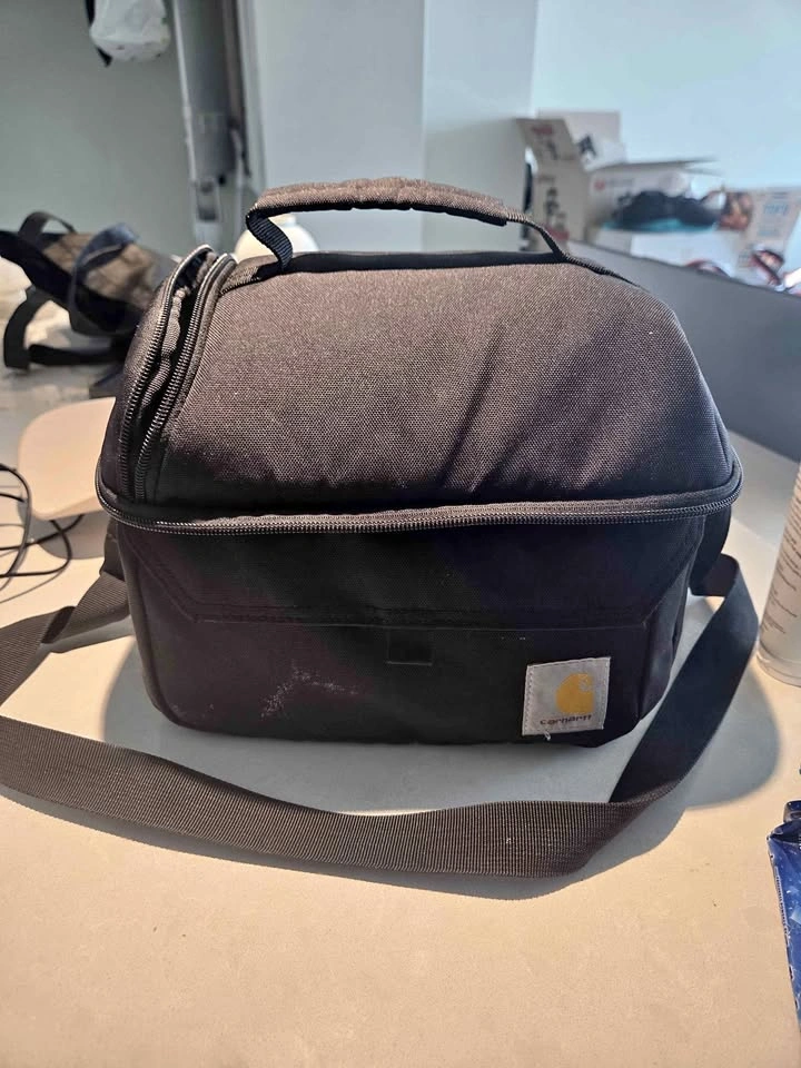 Carhartt Deluxe Dual Compartment Insulated Lunch Bag - Black