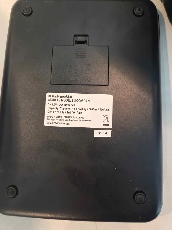 KitchenAid Digital Kitchen Scale (Model: KQ908CAN) - photo 4