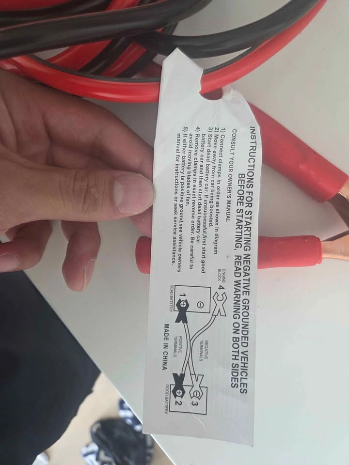 Walmart EverStart Jumper Cables (Good Condition) - photo 2
