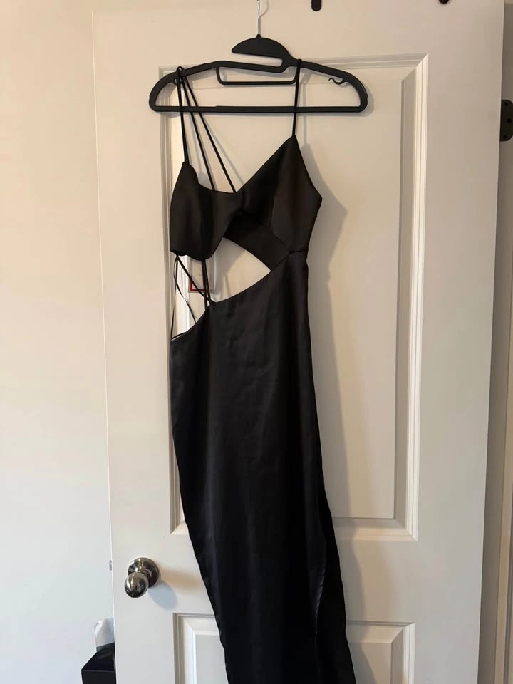 Zara Black Cut Out Dress - photo 3