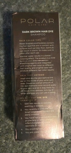 Polar Haircare Dark Brown Hair Dye Shampoo for Gray Hair - photo 3