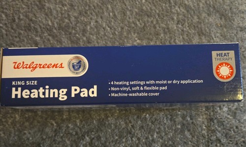 King Size Heating Pad Walgreens 4 Heat Settings 2 Hr Auto Off - photo 2