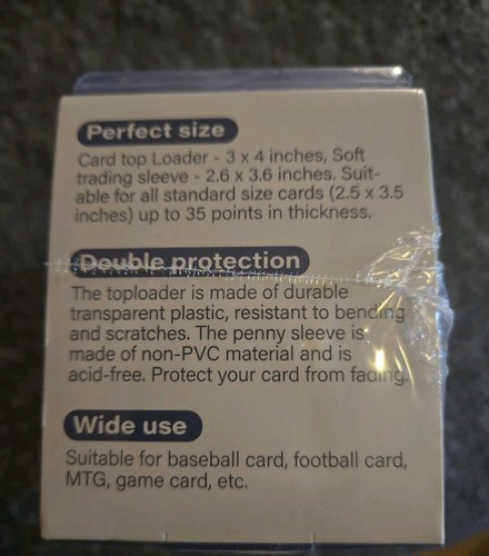 200 Pack of Sleeves Top & Penny Card Sleeves - photo 3