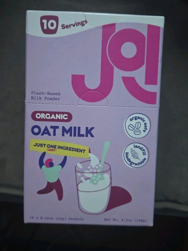 JOI Organic Oat Milk Plant Based Milk Powder 10 Servings