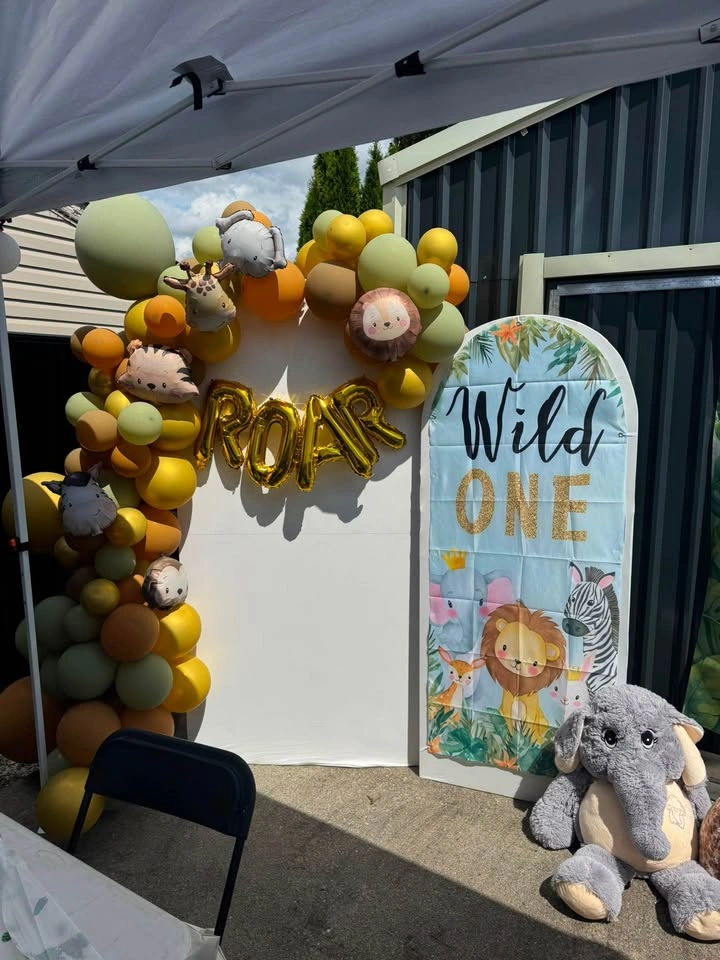 Safari Jungle Wild One 1st Birthday Party Decorations Set - photo 4