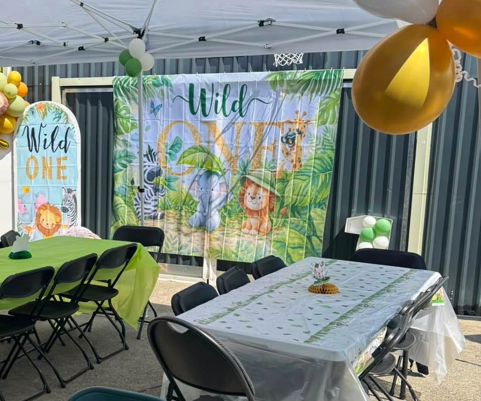 Safari Jungle Wild One 1st Birthday Party Decorations Set - photo 5