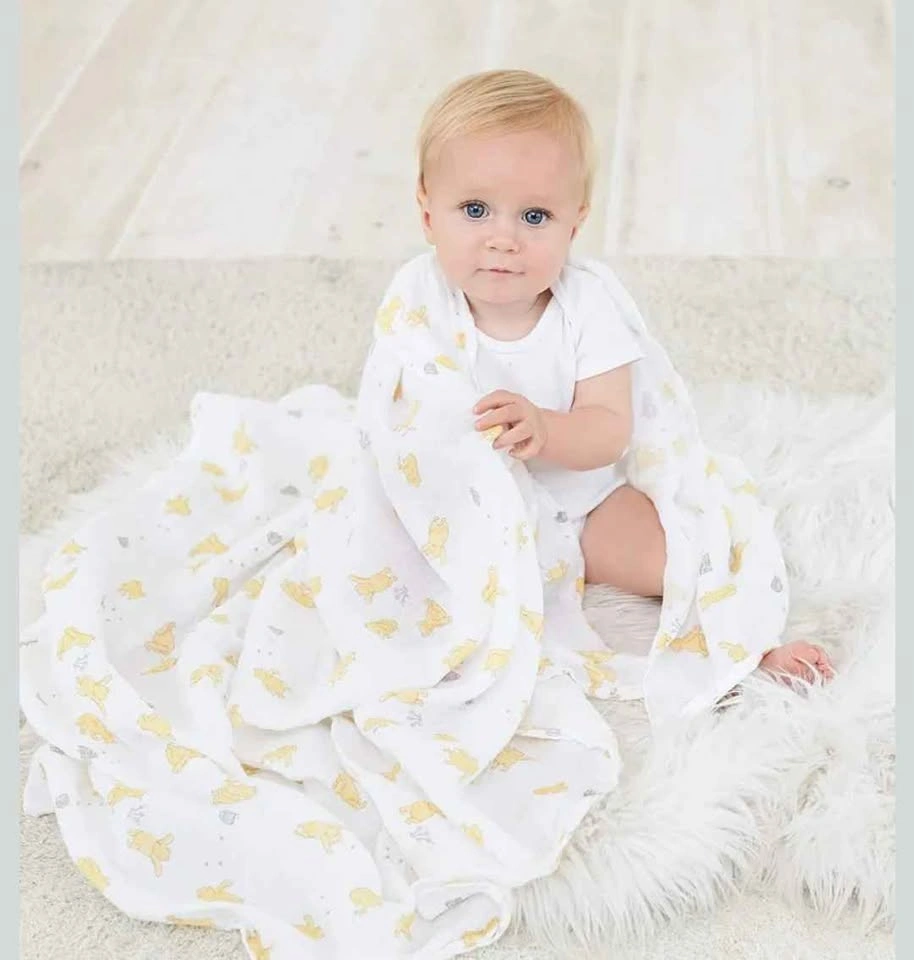Swaddle blankets set of 2 baby Winnie the Pooh design - photo 5