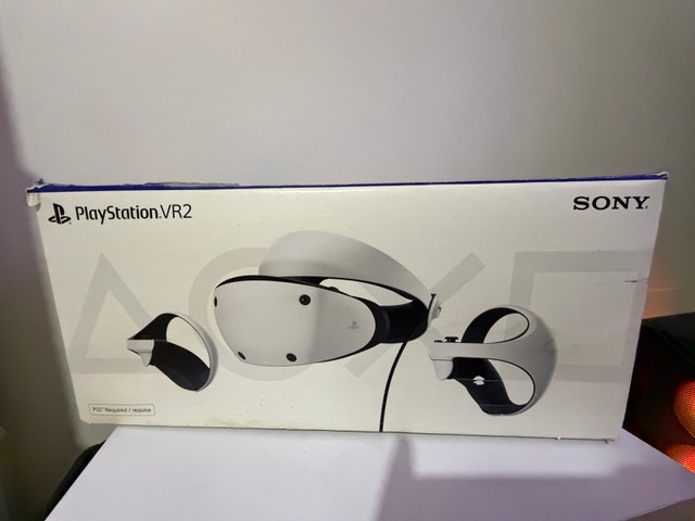 PlayStation VR2 (PS VR2) Headset + Sense Controllers