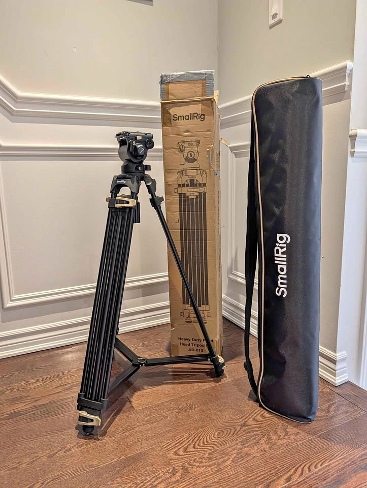 SmallRig AD-01S Heavy-Duty Tripod & Fluid Head Kit